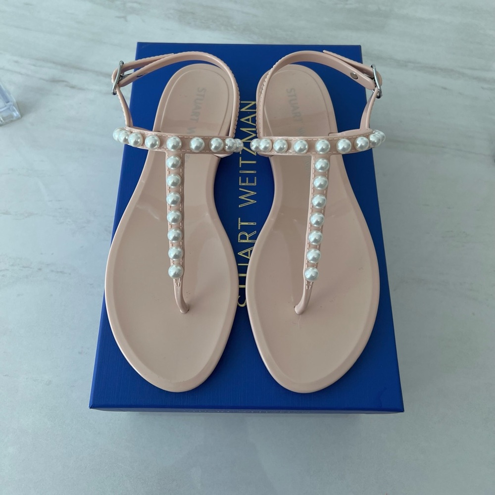Stuart Weitzman Goldie Jelly Sandals